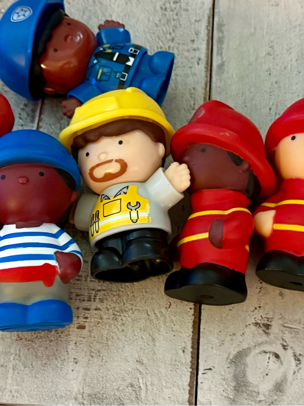 Kids Construction Worker & Rescue Figures - Multicolor Play Set